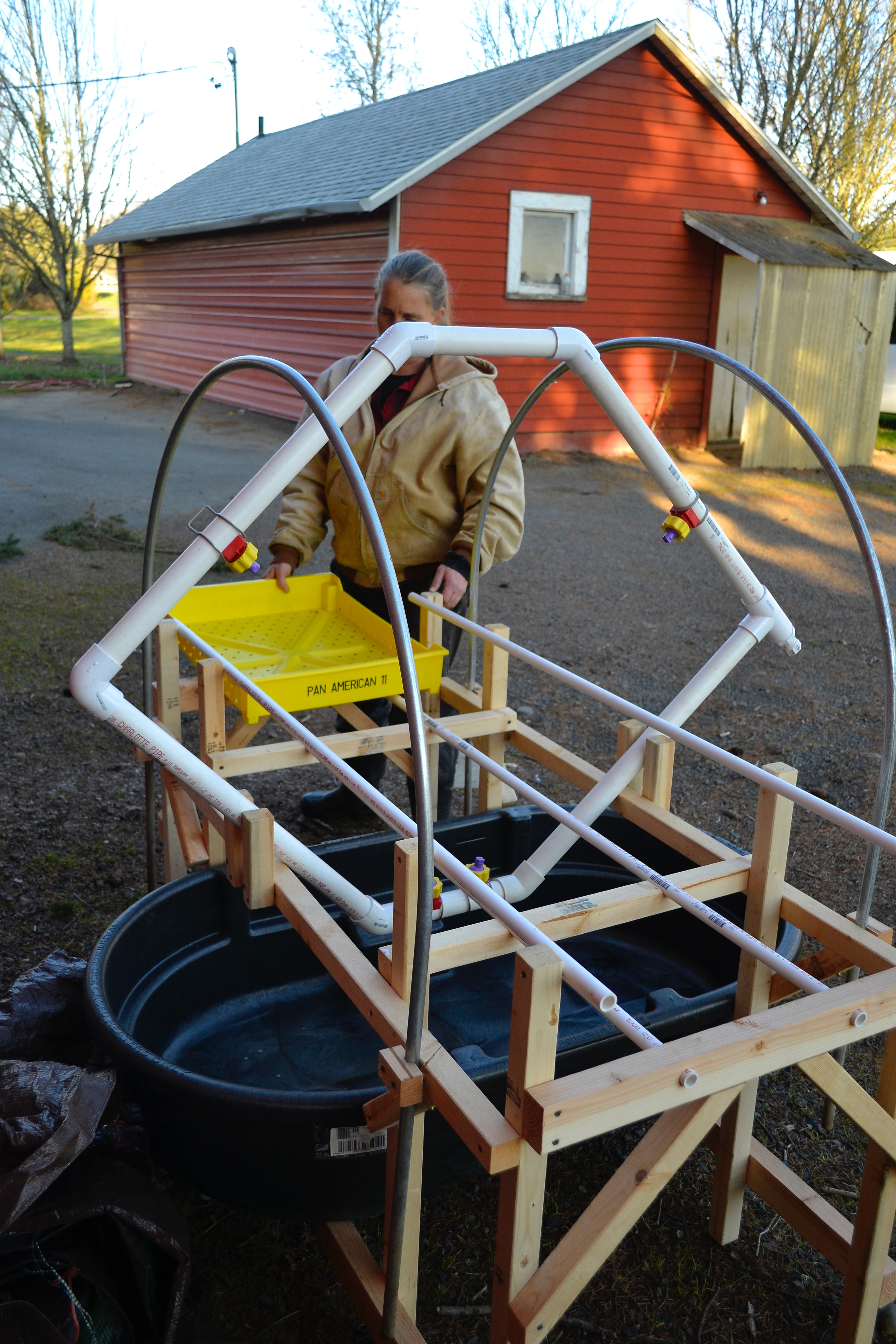 Tote Washer