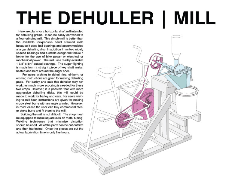 Dehuller/Flour mill