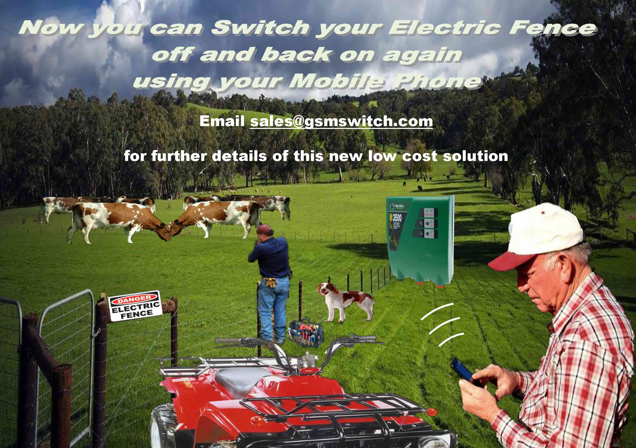 New Cell Phone Electric Fence Controlller