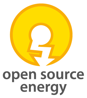 Logo of the open source energy - movement open source energy