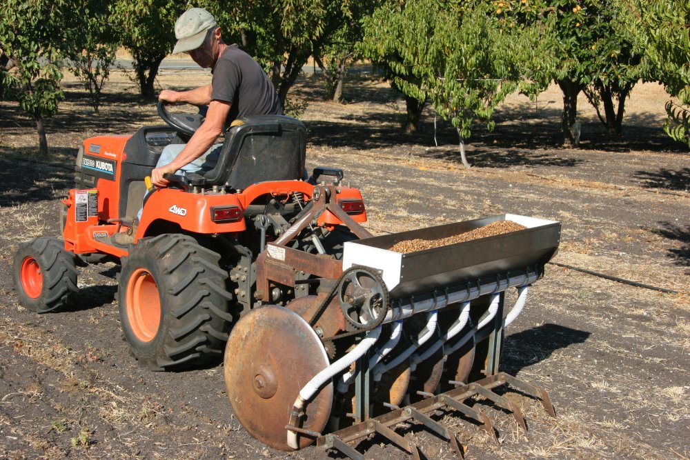 Home built no-till seed drill