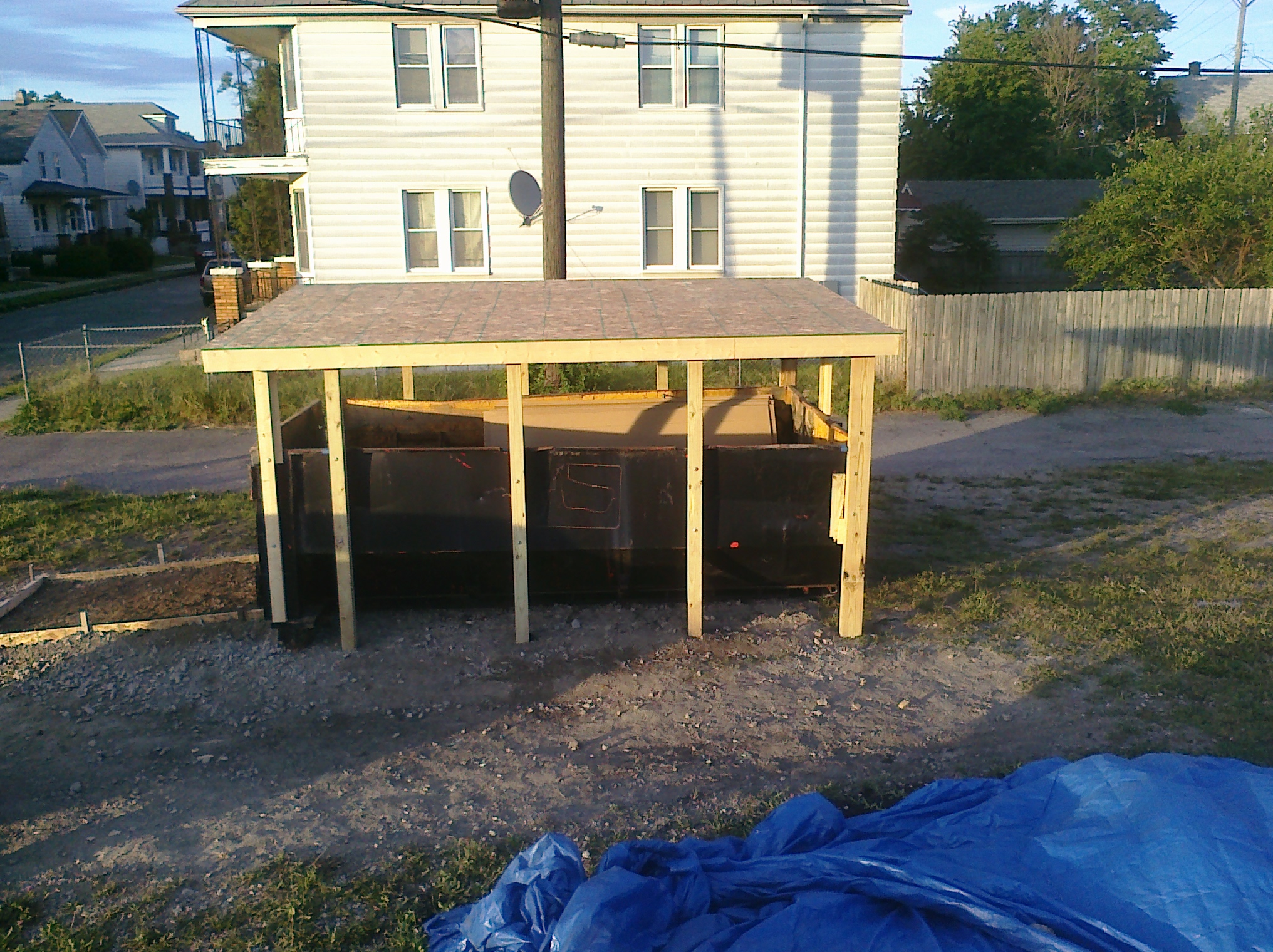 framing in the shed