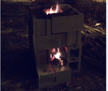 image of rocket stove