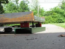 homemade cattle scales weigh deck